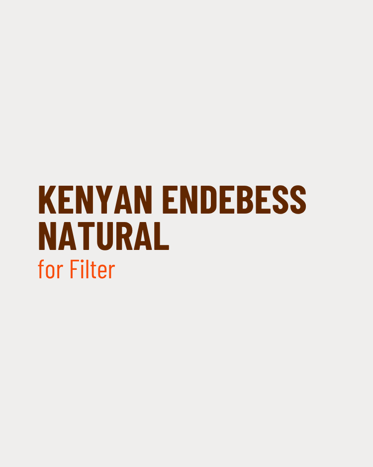 Kenyan Endebess Natural - Single Origin